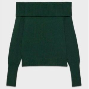 Sunday Best Topaz Sweater in dark green.